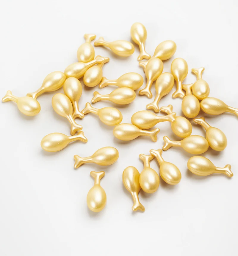 Hair Vitamin Capsules with Moroccan Oil for Dry Damaged Repair - 30 Capsules 2 hair vitamin capsules spu747846638568 desc 2