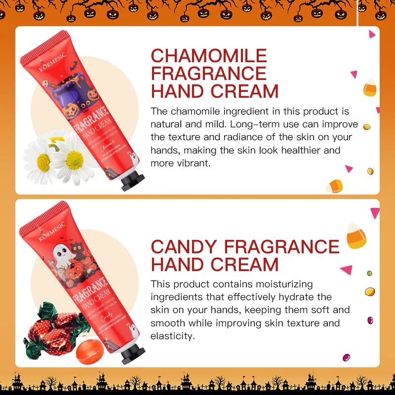 Fragrance Hand Cream Set - 4 Scents for Deep Moisturization 5 hand cream fragrance set spu836971148286 desc 5