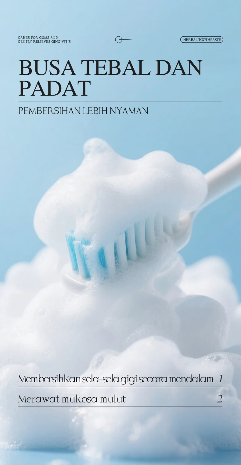 Herbal Toothpaste for Gum Care & Gingivitis Relief, 100g 6 herbal toothpaste gum care spu957276088398 desc 6