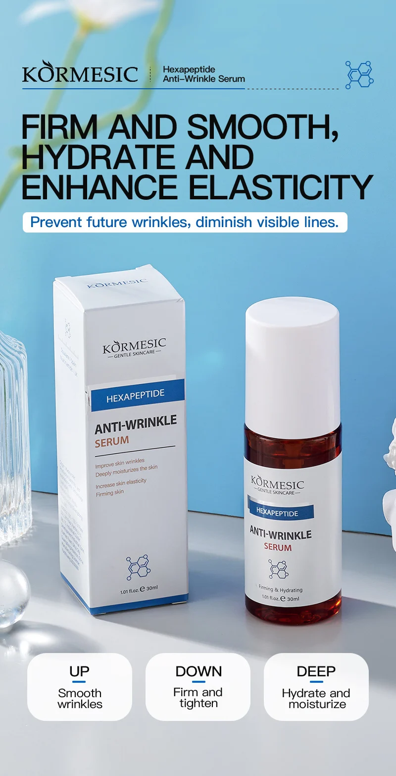 Hexapeptide Anti-Wrinkle Serum 30ml - Firming & Hydrating Facial Treatment 1 hexapeptide anti wrinkle serum spu860355813337 desc 1