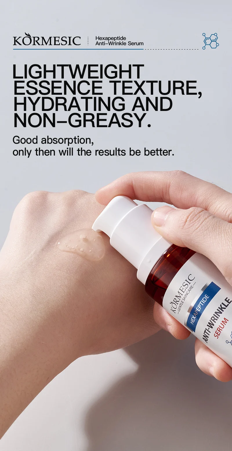 Hexapeptide Anti-Wrinkle Serum 30ml - Firming & Hydrating Facial Treatment 6 hexapeptide anti wrinkle serum spu860355813337 desc 6
