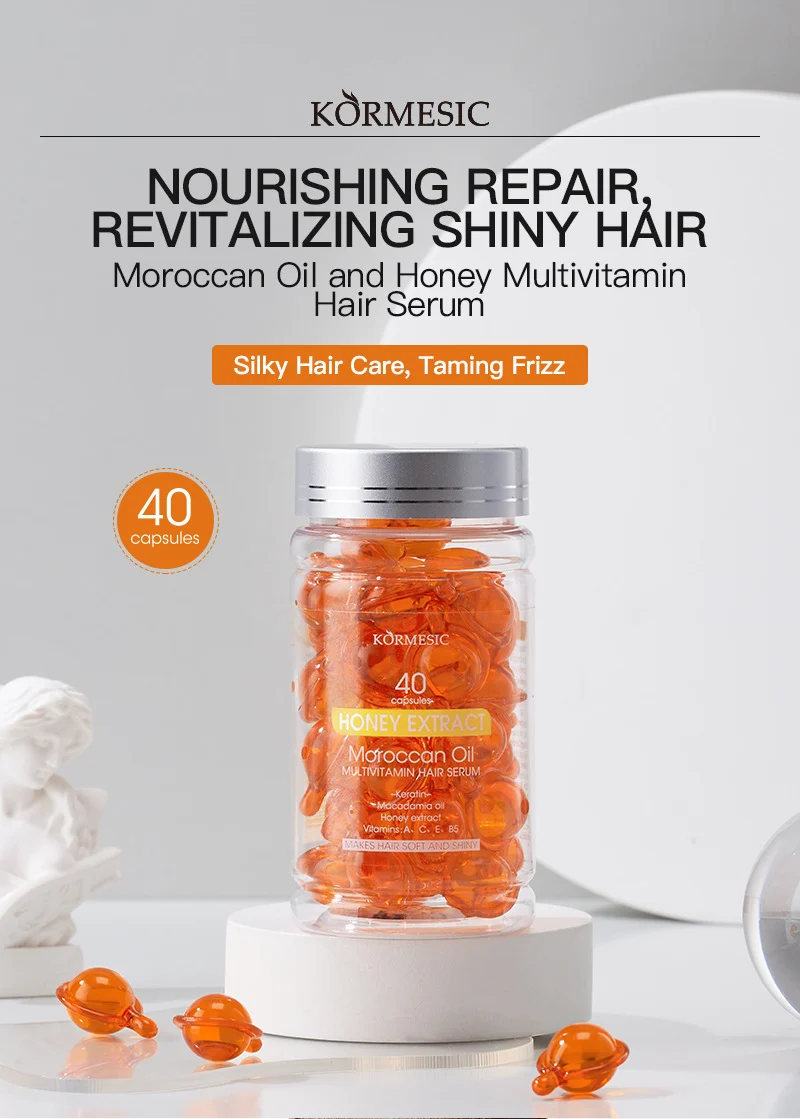 Moroccan Oil and Honey Multivitamin Hair Serum - 40 Capsules 1 honey multivitamin hair serum spu859945062338 desc 1
