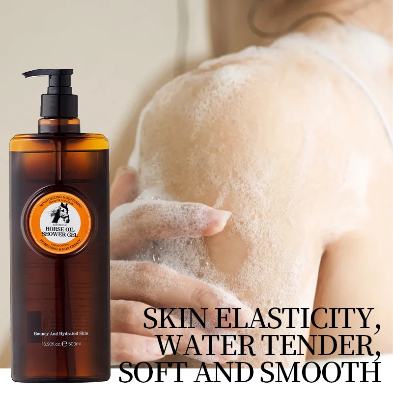 horse-oil-shower-gel-spu798223307594-1 KORMESIC Horse Oil Shower Gel 500ml - Moisturizing & Hydrating Body Wash with Lasting Fragrance