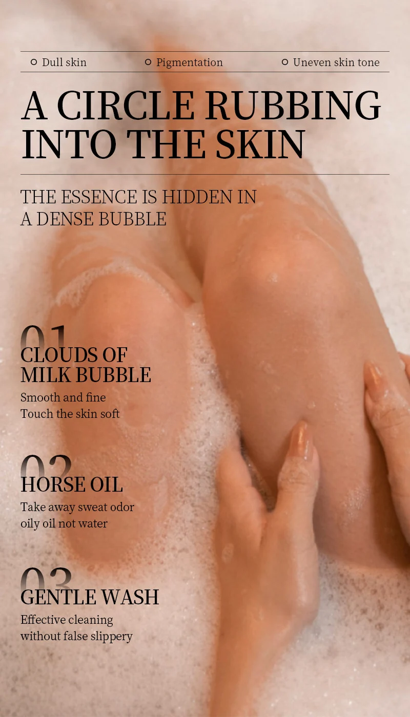 Horse Oil Shower Gel 500ml - Moisturizing & Hydrating Body Wash 7 horse oil shower gel spu798223307594 desc 7
