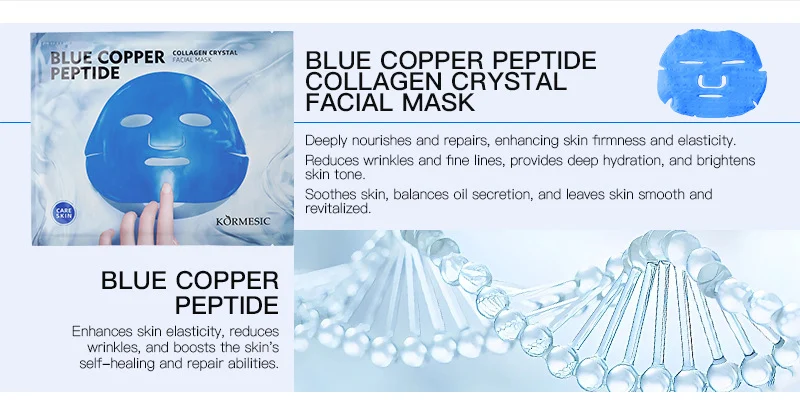 Collagen Crystal Facial Mask Set - Anti-Wrinkle & Hydrating 5-Pack 3 hyaluronic acid collagen facial mask spu753002131897 desc 3