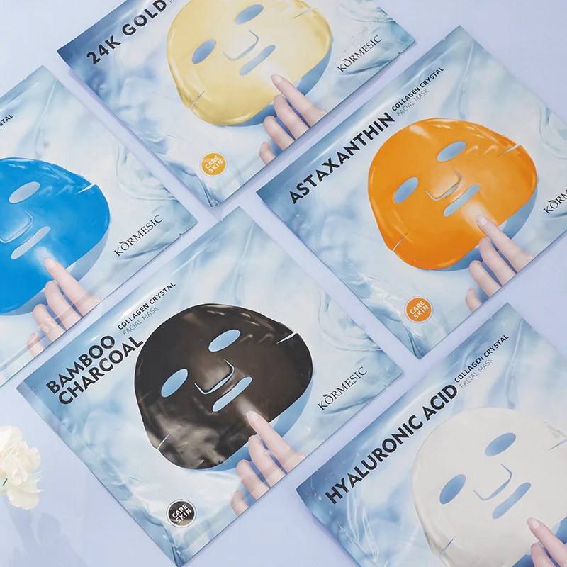 Collagen Crystal Facial Mask Set - Anti-Wrinkle & Hydrating 5-Pack 9 hyaluronic acid collagen facial mask spu753002131897 desc 9