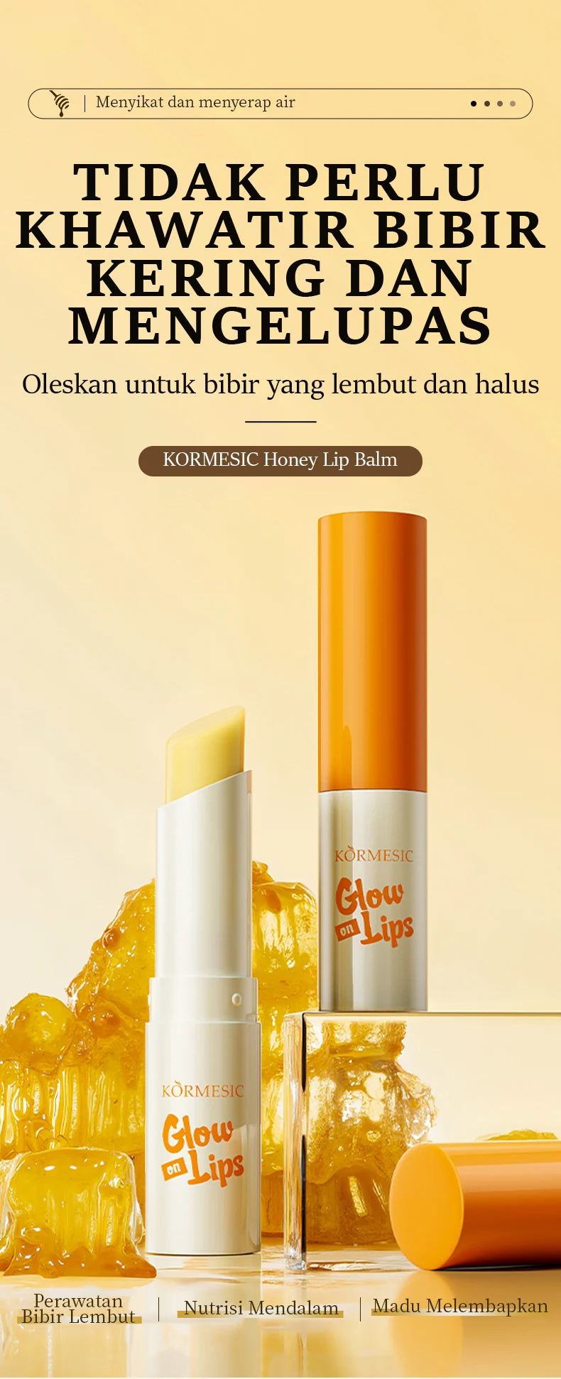 Hydrating Honey Lip Balm for Soft, Nourished Lips 1 hydrating honey lip balm spu972921736073 desc 1
