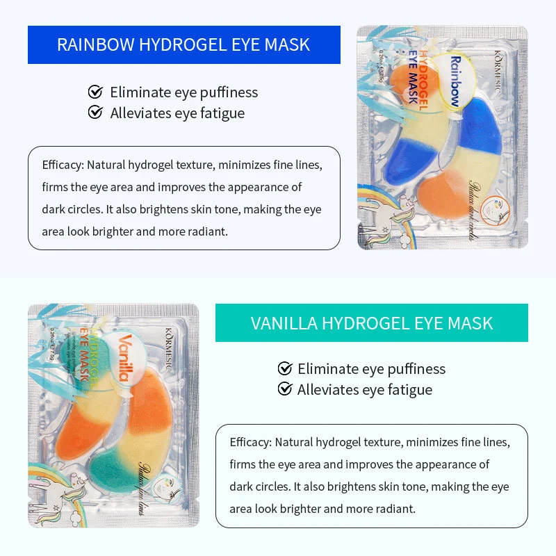 Vanilla Hydrogel Eye Mask 7.5g - Reduce Dark Circles & Puffiness 11 hydrogel eye mask spu772686075224 desc 11