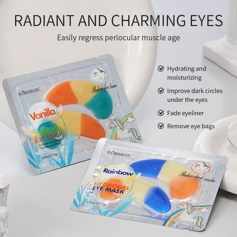 Vanilla Hydrogel Eye Mask 7.5g - Reduce Dark Circles & Puffiness 12 hydrogel eye mask spu772686075224 desc 12