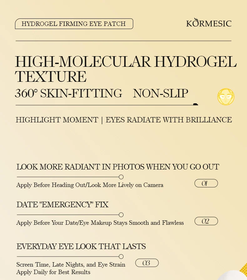 Hydrogel Firming Eye Patch - Smooths Fine Lines & Reduces Puffiness 7 hydrogel firming eye patch spu793618333134 desc 7