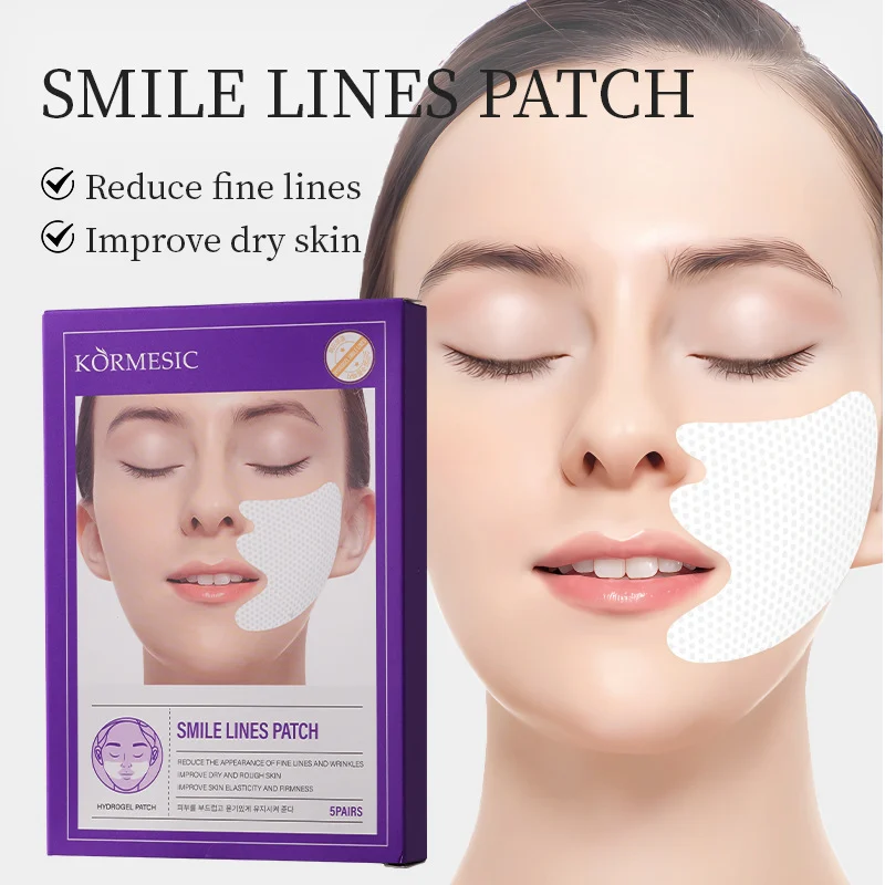 Hydrogel Smile Lines Patch - Anti-Wrinkle & Skin Elasticity Treatment 3 hydrogel smile lines patch spu793896510585 desc 3