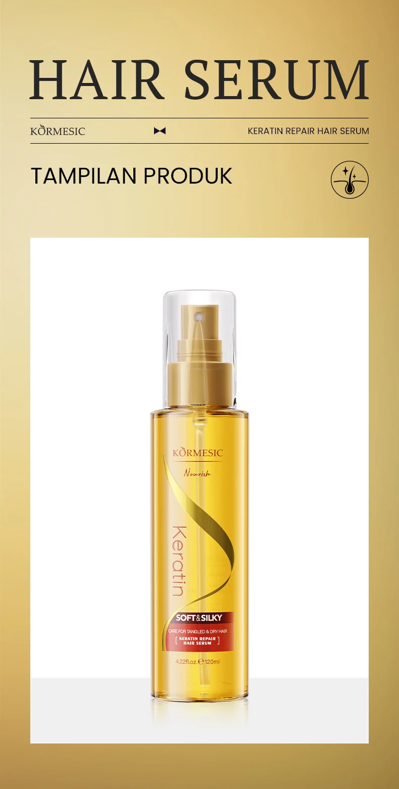 Keratin Repair Hair Serum For Tangled & Dry Hair - 120ml 10 keratin repair hair serum spu971236077565 desc 10