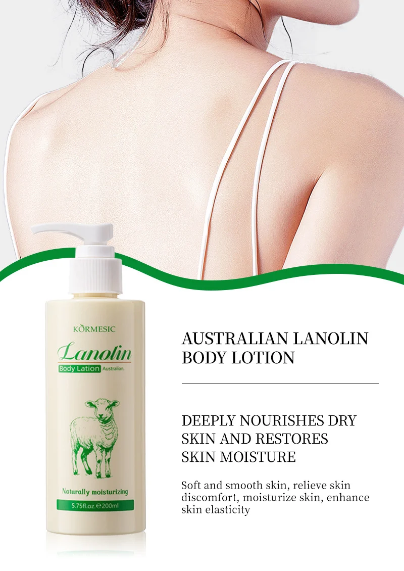 Lanolin 4-Piece Skincare Set for Face & Body - Deep Moisturizing Kit 2 lanolin skincare set spu822598438507 desc 2