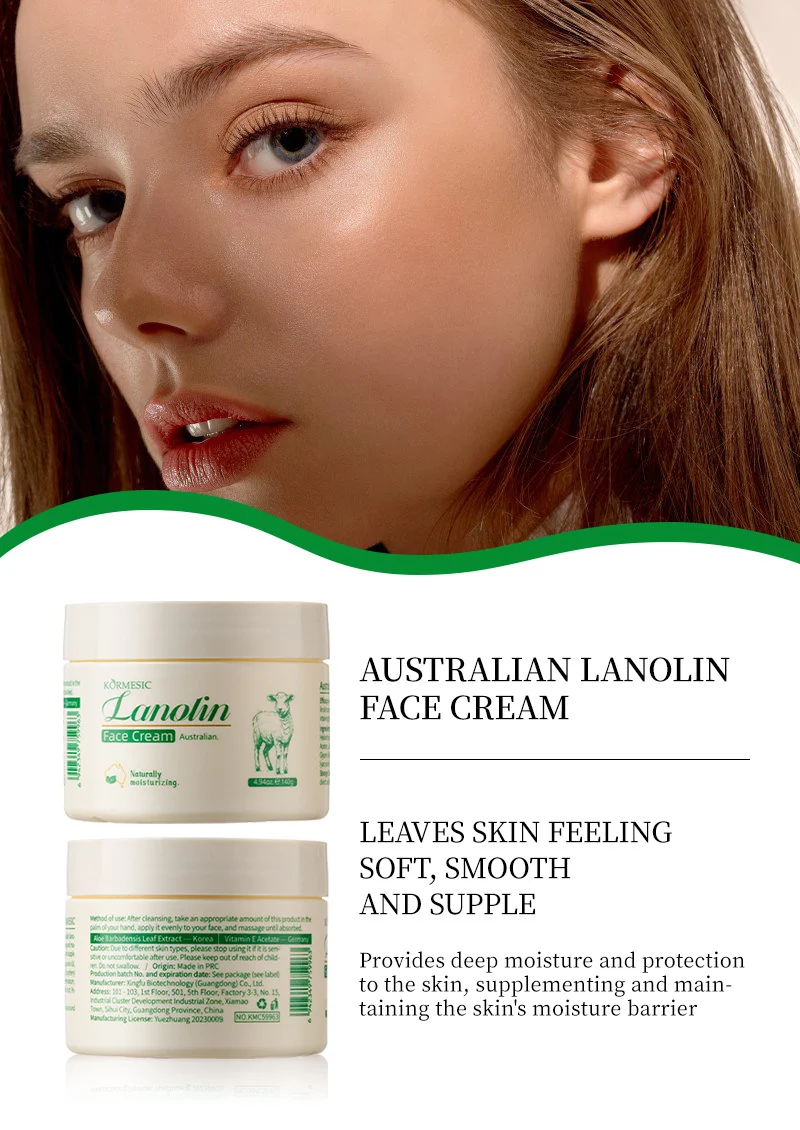 Lanolin 4-Piece Skincare Set for Face & Body - Deep Moisturizing Kit 3 lanolin skincare set spu822598438507 desc 3
