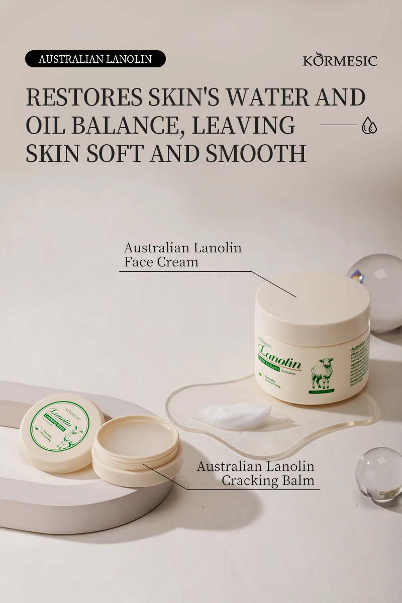 Lanolin 4-Piece Skincare Set for Face & Body - Deep Moisturizing Kit 6 lanolin skincare set spu822598438507 desc 6
