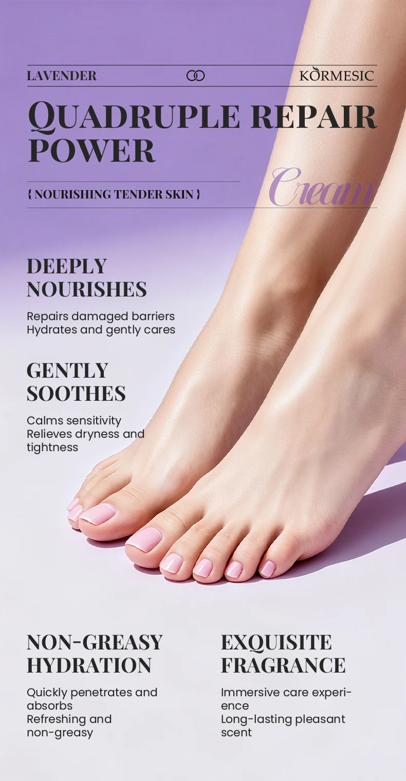 Lavender Hand and Foot Cream Set - Moisturizing & Repairing Duo 3 lavender hand foot cream spu990472136001 desc 3