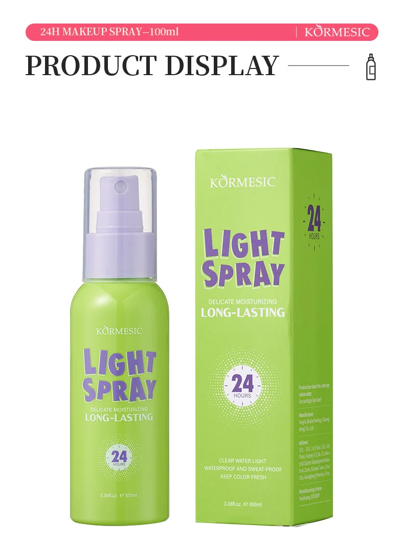 24H Long-Lasting Makeup Setting Spray - Matte & Water Glow (100ml) 7 makeup setting spray spu836820917919 desc 7