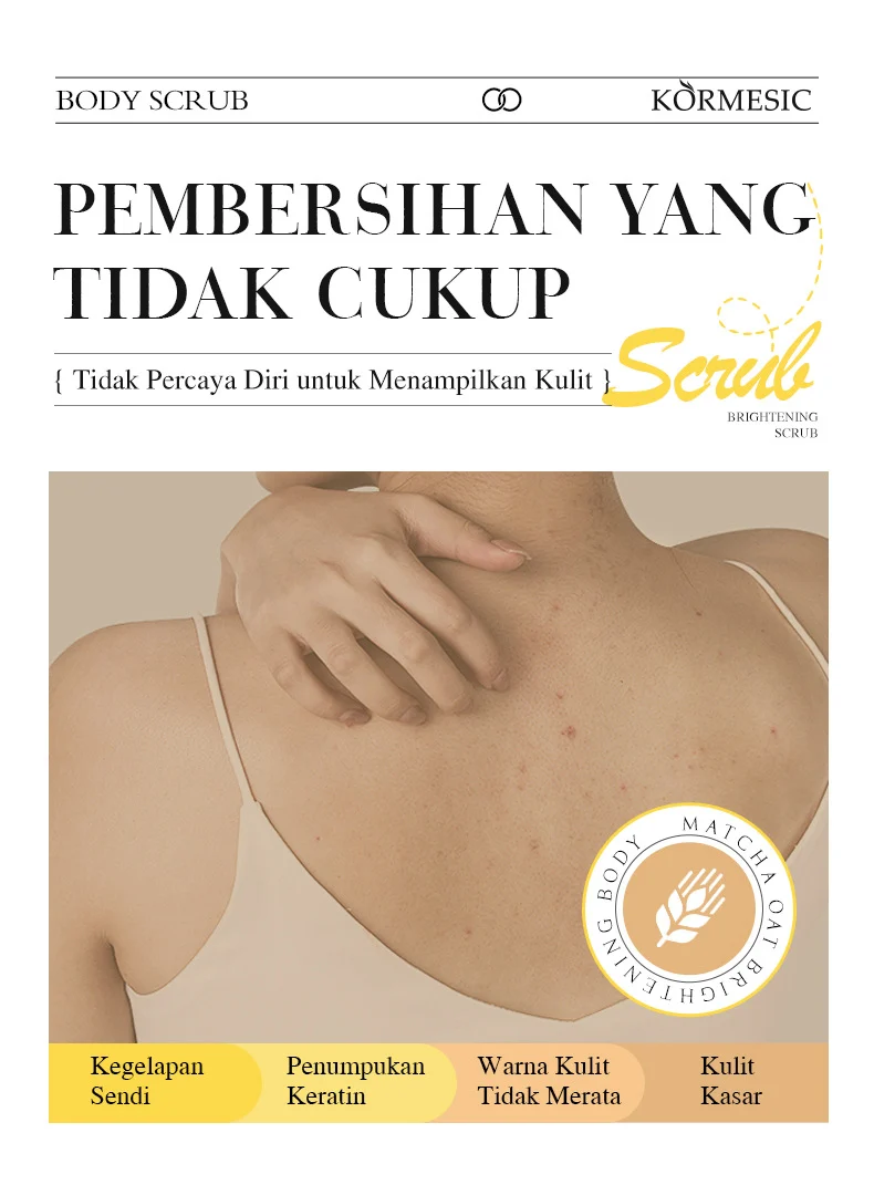 Matcha Oat Brightening Body Scrub - Gentle Exfoliation & Moisture 4 matcha oat brightening body scrub spu961105147935 desc 4