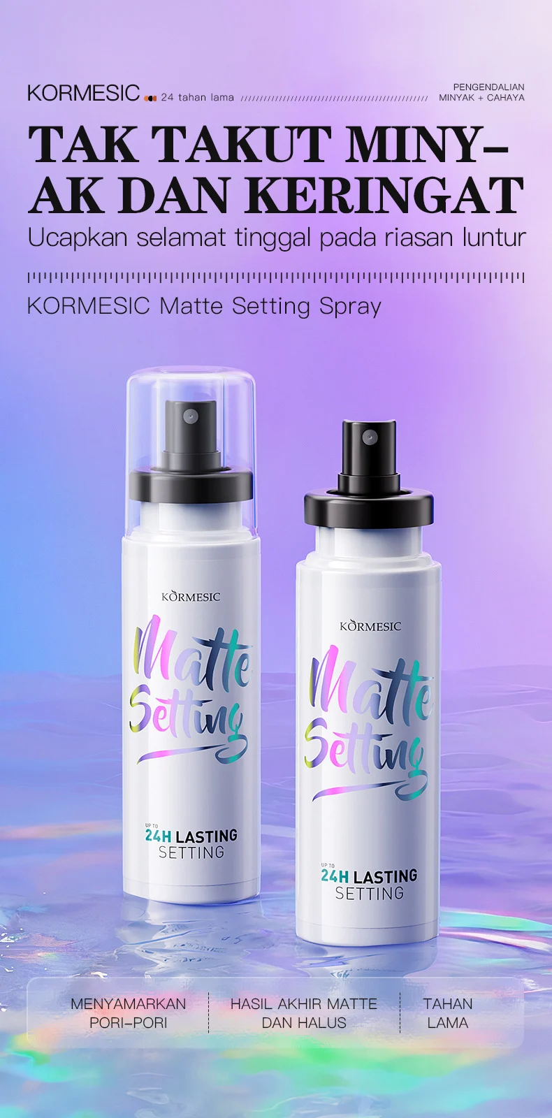 Matte Setting Spray - Oil Control & 24H Lasting Makeup 3 matte setting spray spu959141402944 desc 3