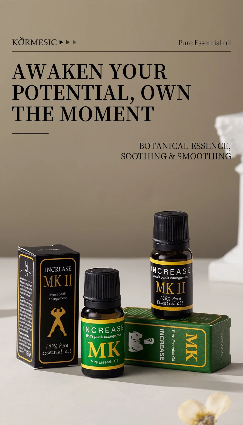 Men's Penis Enlargement Oil - Pure Botanical Essential Oil - 10ml 1 mens penis enlargement oil spu917071332252 desc 1