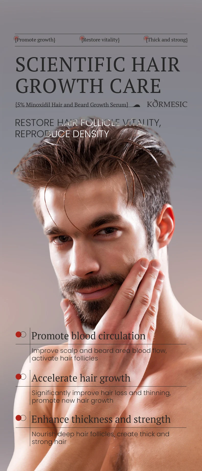 5% Minoxidil Hair Growth Serum for Hair and Beard (30ml) 3 minoxidil hair growth serum spu986518695233 desc 3