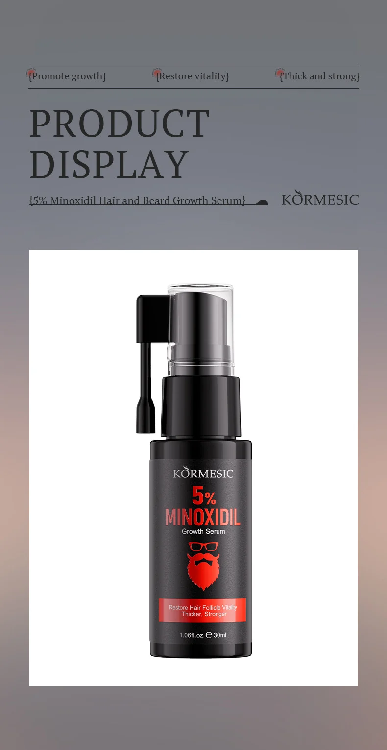 5% Minoxidil Hair Growth Serum for Hair and Beard (30ml) 8 minoxidil hair growth serum spu986518695233 desc 8