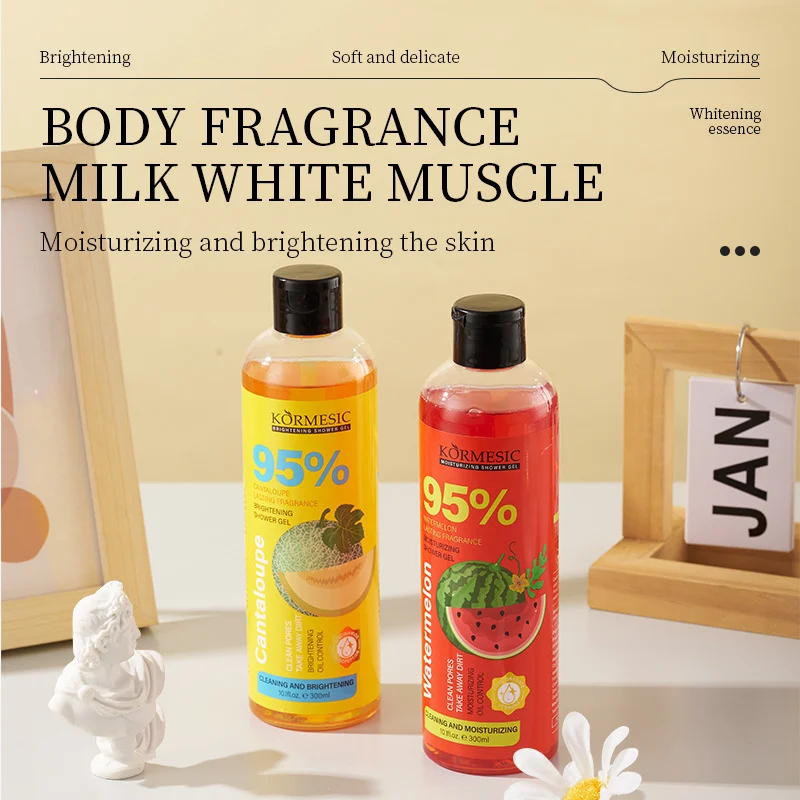 Brightening Moisturizing Shower Gel - Watermelon & Cantaloupe 300ml 1 moisturizing brightening shower gel spu793871622609 desc 1