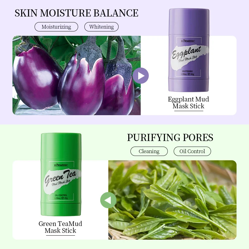 Mud Mask Stick for Deep Cleaning, Oil Control & Brightening 3 mud mask stick spu809055679995 desc 3
