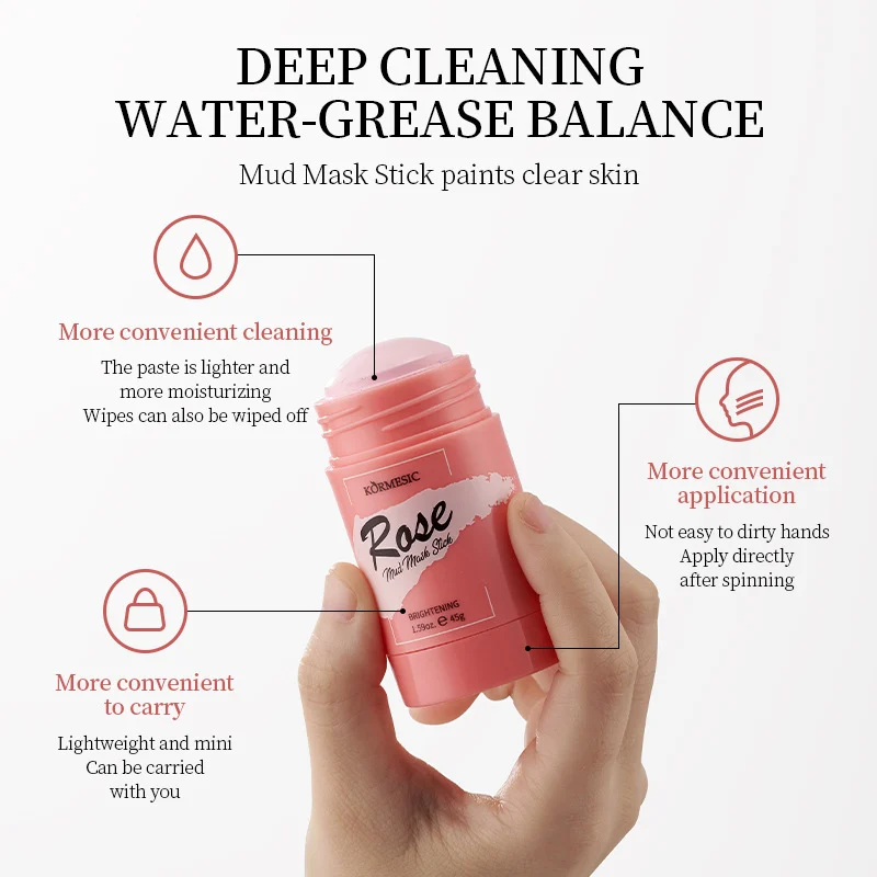 Mud Mask Stick for Deep Cleaning, Oil Control & Brightening 6 mud mask stick spu809055679995 desc 6