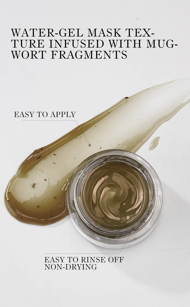 Mugwort Gel Mask for Deep Cleansing & Hydration - 15-20 Min Treatment 5 mugwort gel face mask spu892607131772 desc 5