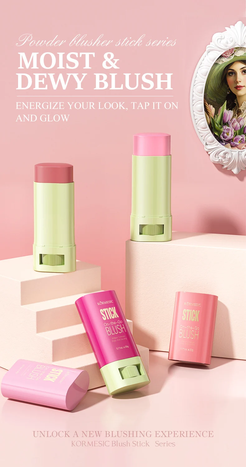 Multi-Purpose Blush Stick - Long-Lasting Cream Blush 1 multi purpose blush stick spu851237561595 desc 1