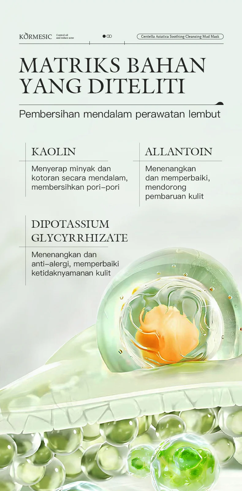 Centella Asiatica Soothing Oil Control Mud Mask - Deep Pore Cleanser 5 oil control mud mask spu980611437376 desc 5