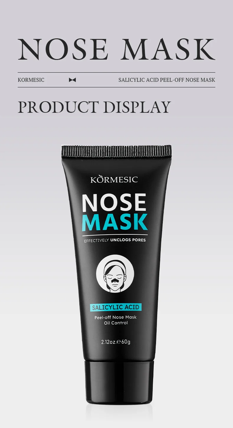 Salicylic Acid Peel Off Nose Mask for Blackhead Removal & Oil Control 60g 7 peel off nose mask spu977585977686 desc 7