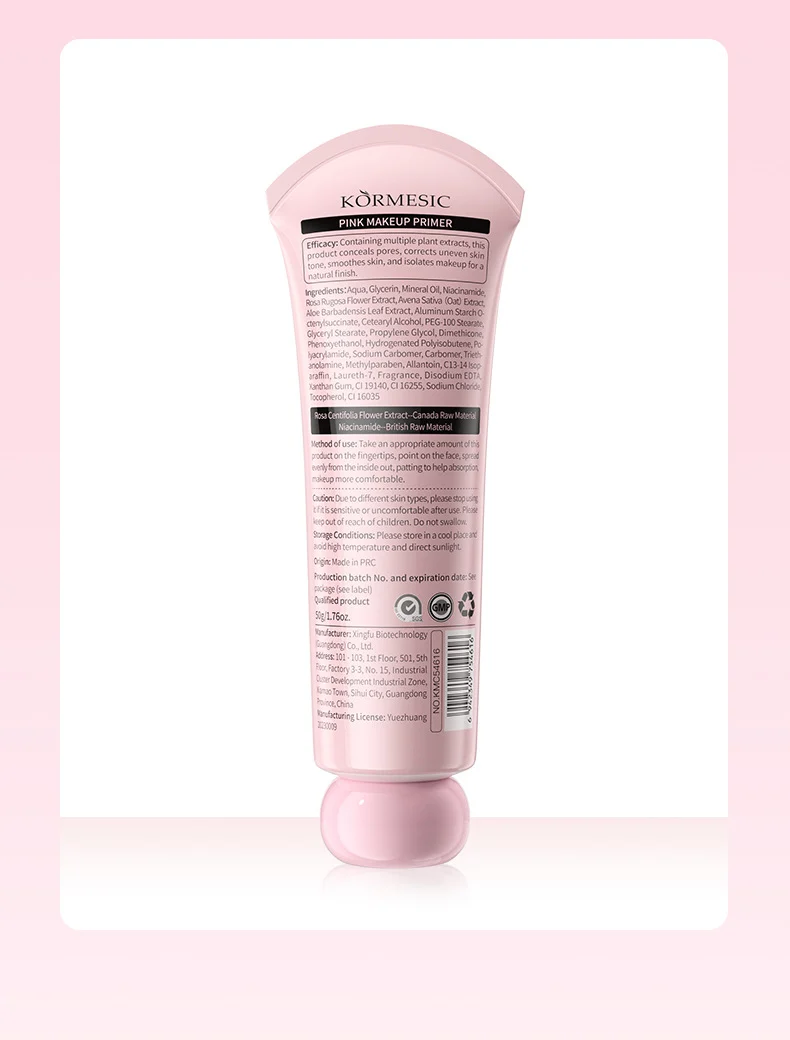 Pink Makeup Primer - Pore Minimizing & Hydrating Foundation Base 7 pink makeup primer spu816547151259 desc 7
