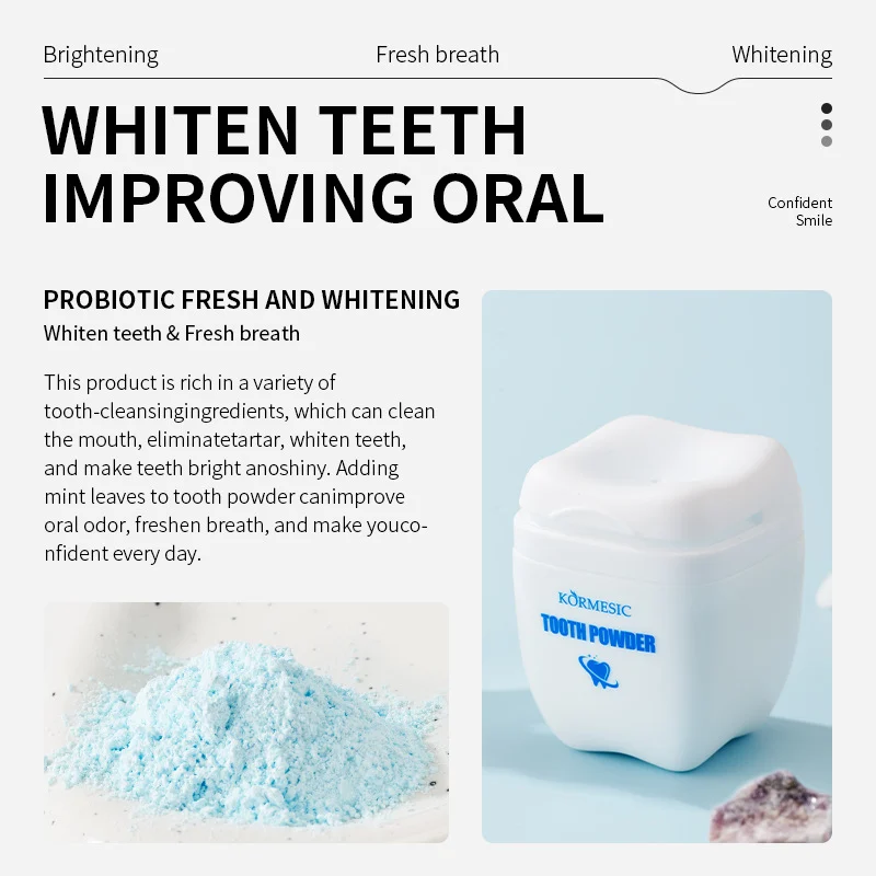 Probiotic Tooth Powder for Whitening & Fresh Breath - 50g 6 probiotic tooth powder spu809768355956 desc 6