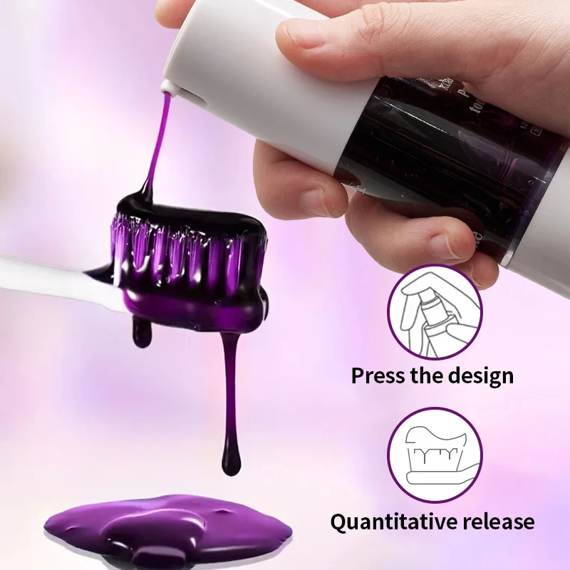 Purple Whitening Toothpaste for Bright Teeth & Fresh Breath - 30ml 12 purple whitening toothpaste spu807890183345 desc 12