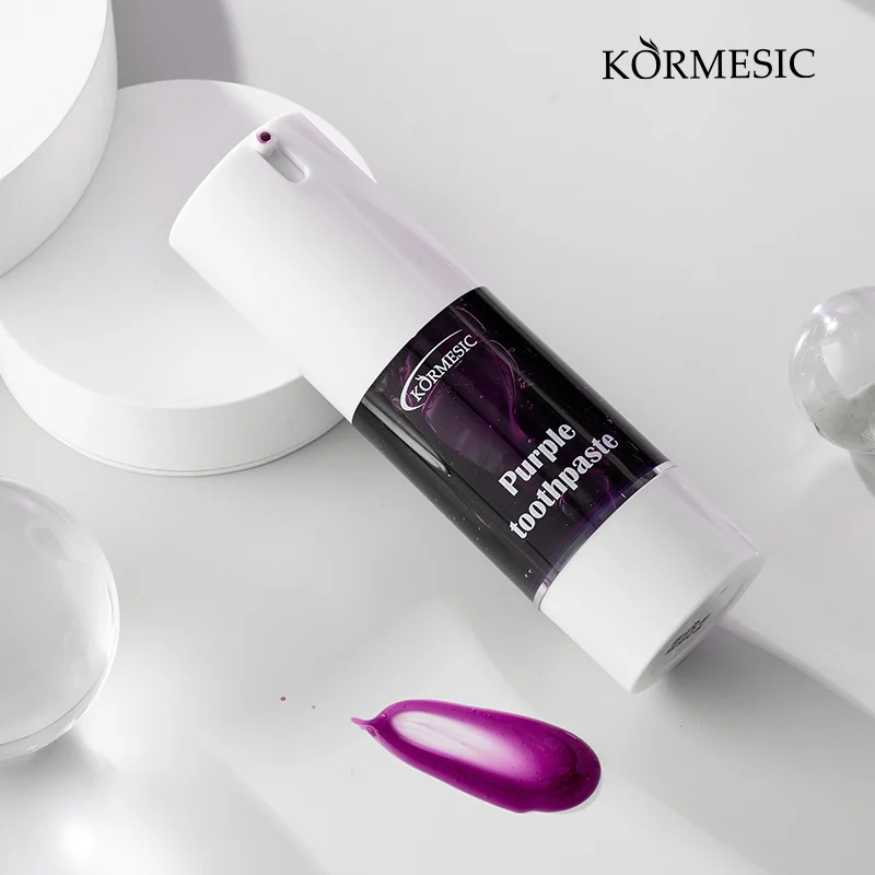Purple Whitening Toothpaste for Bright Teeth & Fresh Breath - 30ml 3 purple whitening toothpaste spu807890183345 desc 3