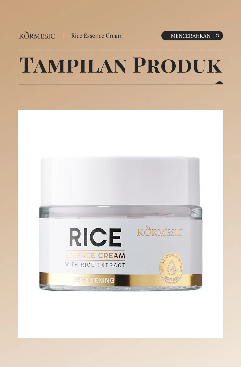 Rice Essence Cream - Hydrating & Brightening Face Moisturizer 8 rice essence moisturizing cream spu978752415132 desc 8
