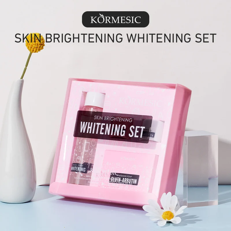 Skin Brightening & Whitening Set with Toner, Cream, Sunscreen & Soap 1 skin brightening whitening set spu763007050559 desc 1