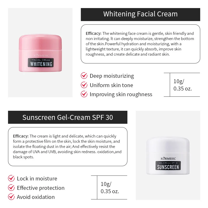 Skin Brightening & Whitening Set with Toner, Cream, Sunscreen & Soap 3 skin brightening whitening set spu763007050559 desc 3
