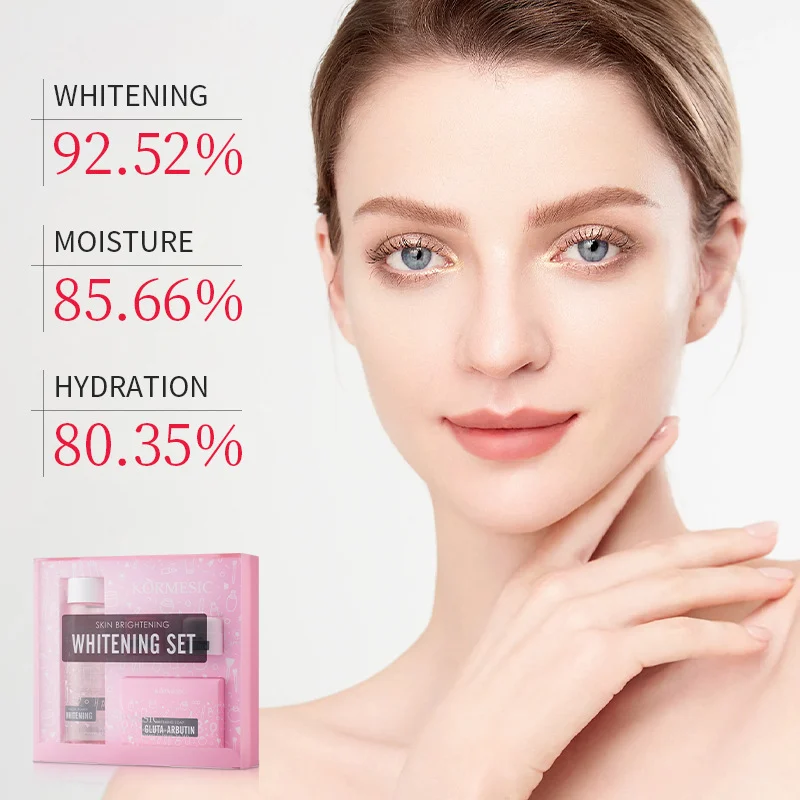 Skin Brightening & Whitening Set with Toner, Cream, Sunscreen & Soap 5 skin brightening whitening set spu763007050559 desc 5