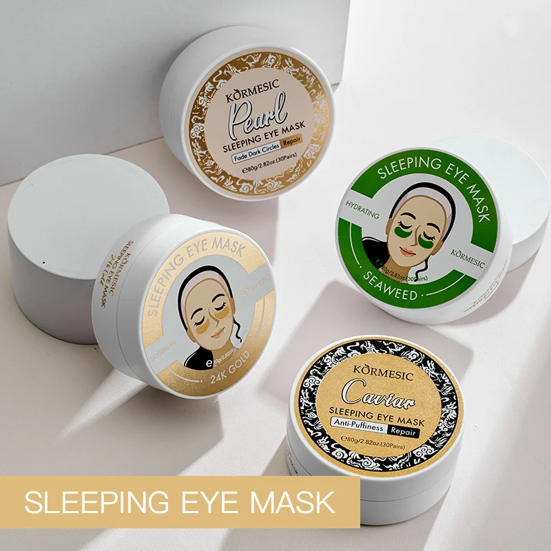 Sleeping Eye Masks for Dark Circles, Puffiness & Fine Lines - Hydrating Overnight Treatment (30 Pairs) 2 sleeping eye mask hydrating spu957042918044 desc 2