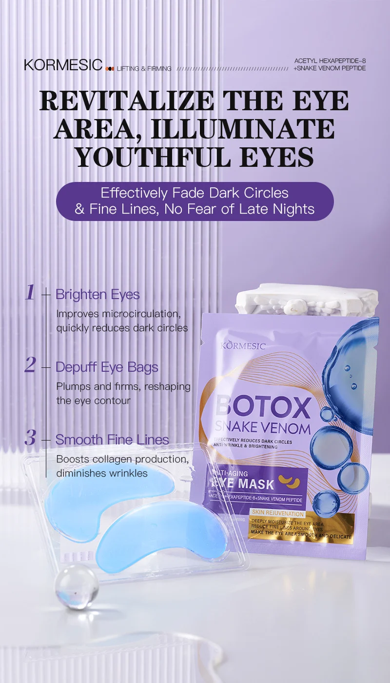 Snake Venom Peptide Eye Mask for Dark Circles & Anti-Wrinkle 3 snake venom peptide eye mask spu949422606461 desc 3