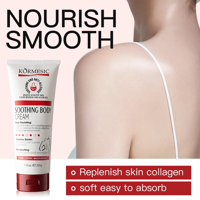 soothing-body-cream-spu811969096554-1 KORMESIC Soothing Body Cream for Dry & Sensitive Skin - Deep Nourishing & Long-Lasting Moisture