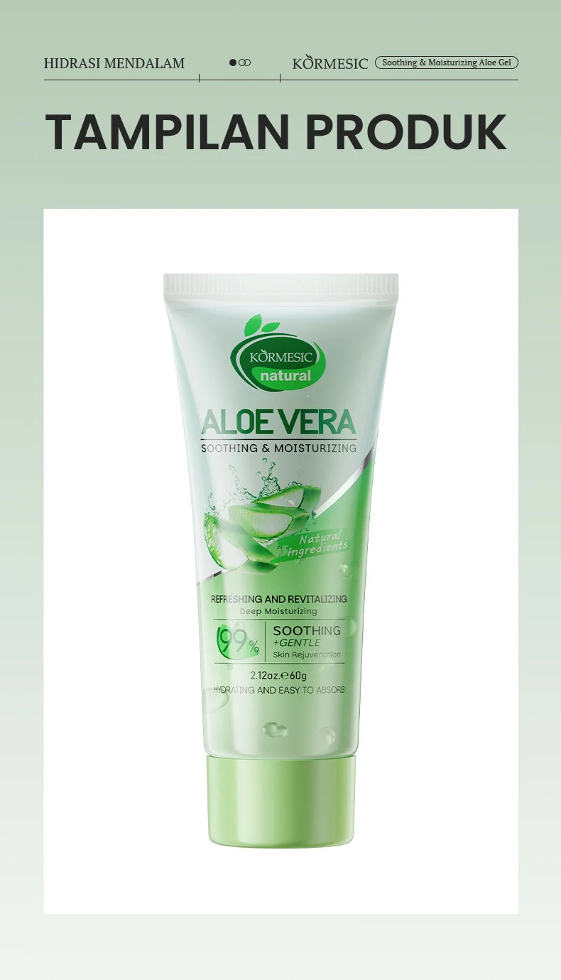 Aloe Vera Gel - Soothing & Moisturizing Formula 2.12oz 9 soothing moisturizing aloe gel spu975055051629 desc 9