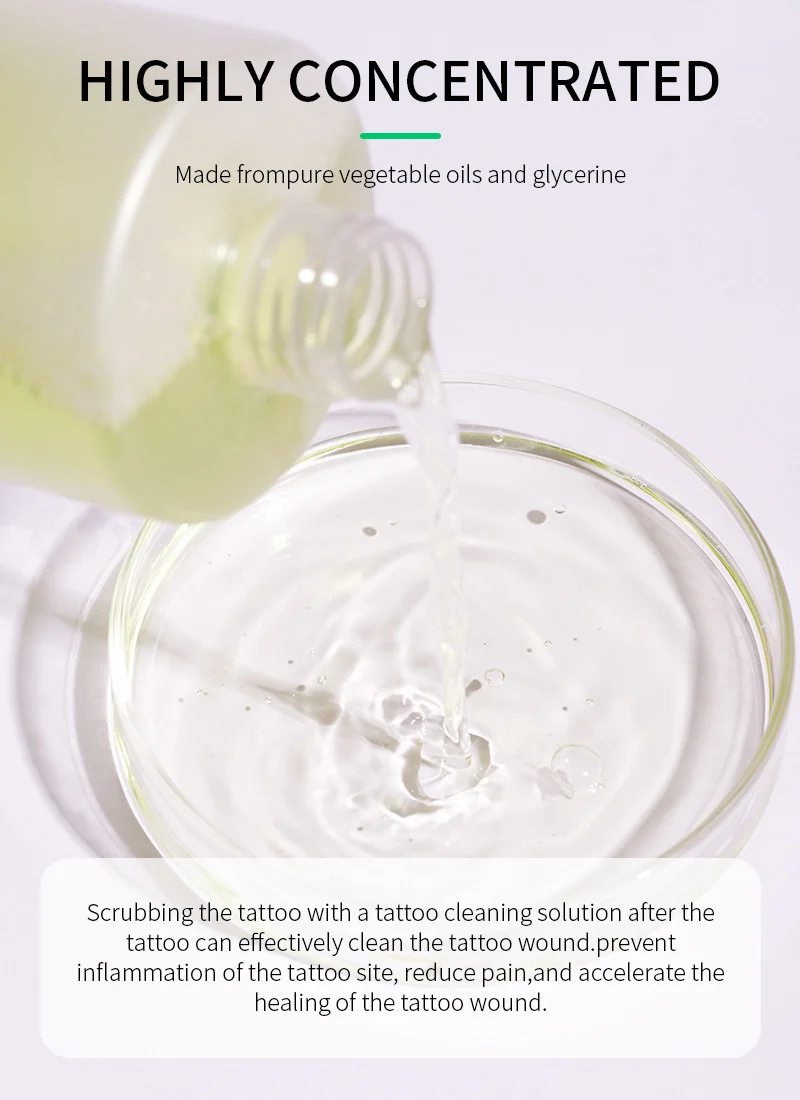 Tattoo Cleansing Green Soap - Lavender Care Tincture 500ml 6 tattoo cleansing soap spu841316838503 desc 6