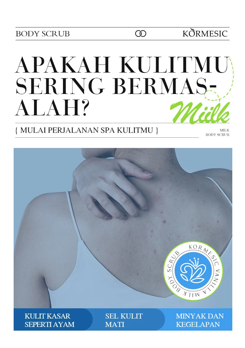 Vanilla Milk Body Scrub - Exfoliates & Softens Skin 5 vanilla milk body scrub spu958576169771 desc 5