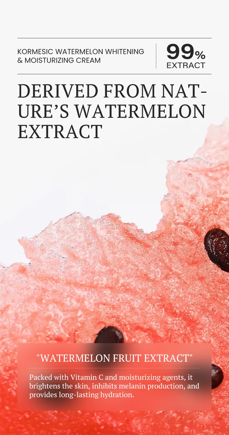 Watermelon Whitening & Moisturizing Face Cream - Hydrating Gel 60g 3 watermelon whitening moisturizing cream spu867821559914 desc 3