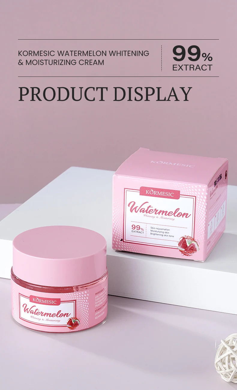 Watermelon Whitening & Moisturizing Face Cream - Hydrating Gel 60g 6 watermelon whitening moisturizing cream spu867821559914 desc 6