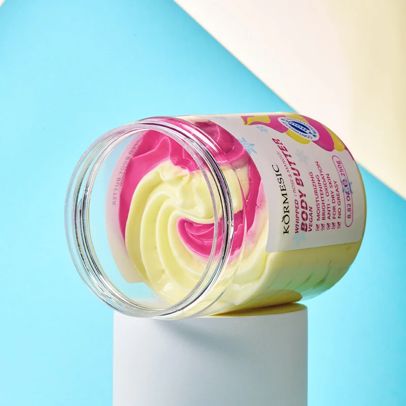 Whipped Rose Mango Body Butter for Dry Skin - Vegan & Brightening 6 whipped body butter spu892429150943 desc 6